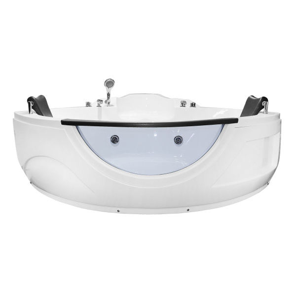 Ванна акриловая угловая гидромассажная для двух персон 1550х1550х750 мм, 21953 фото  в интернет-магазине Санкомп