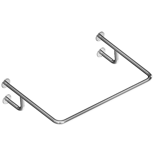 Поручень настенный 4 опоры из нержавеющей стали 30 мм, 665х880х230 мм, 5642 фото  в интернет-магазине Санкомп