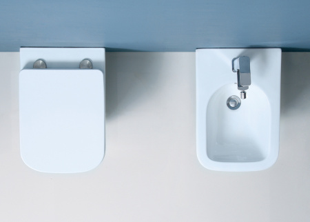 Унитаз подвесной БЕЗОБОДКОВЫЙ (360х510х350) С СИДЕНЬЕМ МИКРОЛИФТ 22602  фото  в интернет-магазине Санкомп