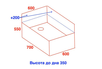 Поддон для уборочного инвентаря 600х700х750 мм, 22576 фото  в интернет-магазине Санкомп