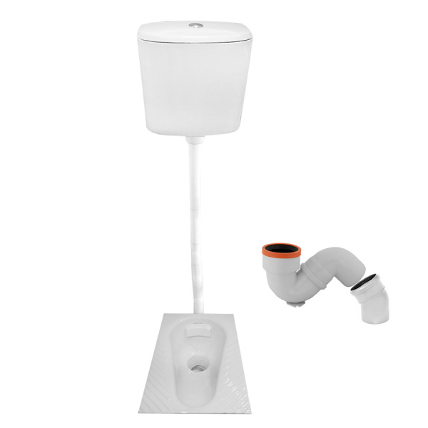 Чаша Генуя ЧУГУН смещенный выпуск с бачком среднерасположенным КЕРАМИКА сифон УНИВЕРСАЛЬНЫЙ, 11547 фото  в интернет-магазине Санкомп