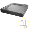 Поддон из нержавеющей стали квадратный (900х900х140) фото  в интернет-магазине Санкомп