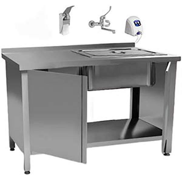 Мойка для эндоскопов с крылом в комплекте  насос, дозатор, смеситель и крышкой для мойки, 15389 фото  в интернет-магазине Санкомп