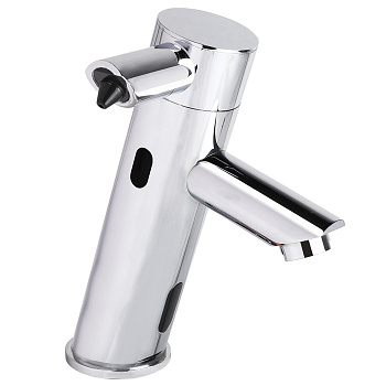 Смеситель с дозатором мыла сенсорный, 21230 фото  в интернет-магазине Санкомп