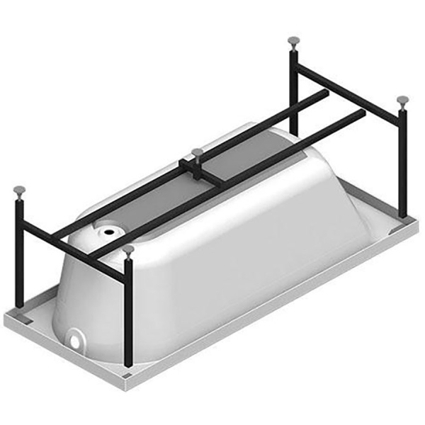 Ванна акриловая прямоугольная гидромассажная в комплектации 1680х700 мм, 21863  фото  в интернет-магазине Санкомп