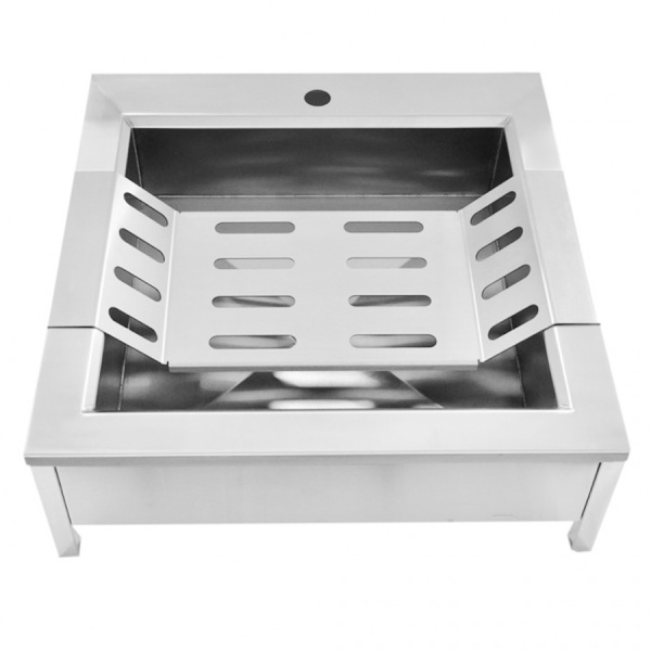 Ванна ножная низкая с решеткой 800х800х300 мм, 26878 фото  в интернет-магазине Санкомп