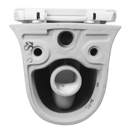 Унитаз подвесной БЕЗОБОДКОВЫЙ (490х360х360) С СИДЕНЬЕМ МИКРОЛИФТ 22587  фото  в интернет-магазине Санкомп