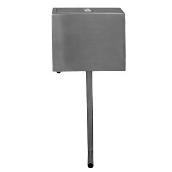 Бачок средний НЕРЖАВЕЙКА в комплекте с арматурой и трубкой 120х355х280, 2201 фото  в интернет-магазине Санкомп