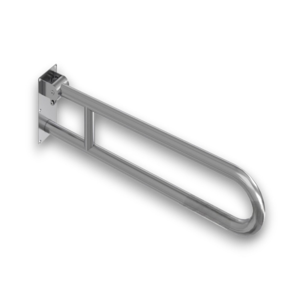 Поручень настенный подъёмный из нержавеющей стали 840х100х240, 25539 фото  в интернет-магазине Санкомп