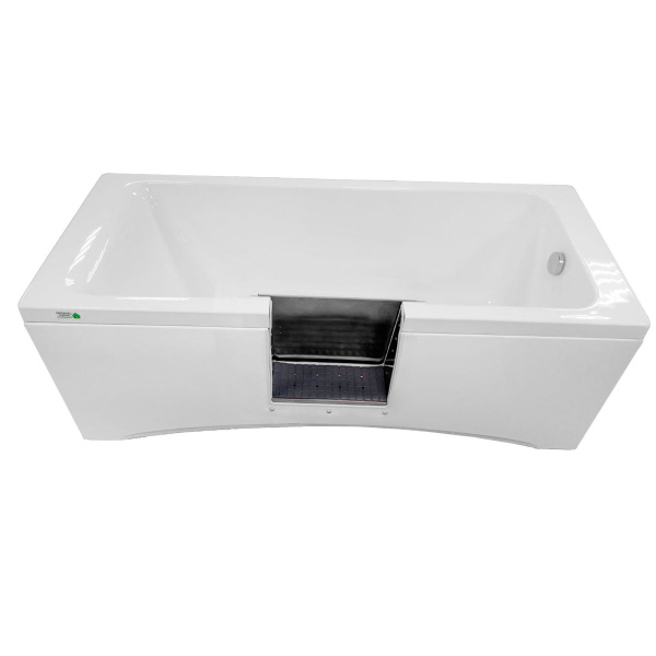 Ванна с дверцей по центру антискольжение 1700х700х630 мм СЛИВ СПРАВА (Без отдельной ступени), 23131 фото  в интернет-магазине Санкомп