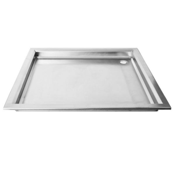 Поддон из нержавеющей стали квадратный (900х900х50) фото  в интернет-магазине Санкомп