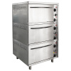 Шкаф жарочный 3-х камерный 840х1500(1520) мм ( мощность 14.4 кВт) передняя часть камеры нерж , 22883 фото  в интернет-магазине Санкомп