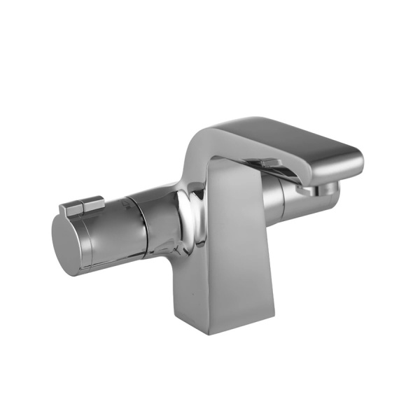 Смеситель для раковины двухвентельный термостатический, высота излива 109 мм, 26945 фото  в интернет-магазине Санкомп