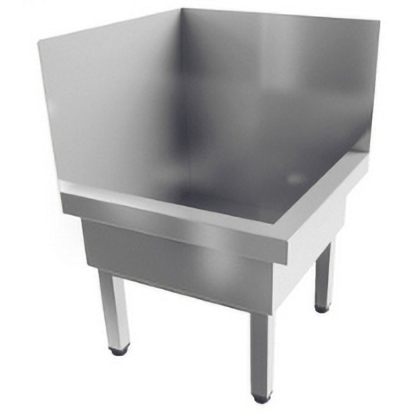 Слив технический напольный 700х700х700 УГЛОВОЙ с экраном, 18861  фото  в интернет-магазине Санкомп