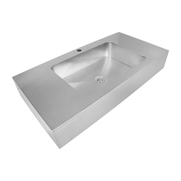 Хирургическая мойка 1х секционная из нержавеющей стали 900х450 мм, 22769 фото  в интернет-магазине Санкомп