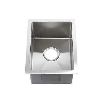 Мойка врезная нержавейка 330х400x200 мм Б/О МАТОВАЯ с сифоном, 20865 фото  в интернет-магазине Санкомп