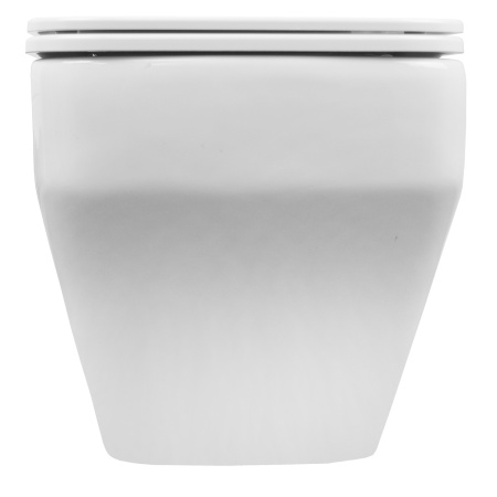 Унитаз подвесной БЕЗОБОДКОВЫЙ (530х365х370) С СИДЕНЬЕМ МИКРОЛИФТ 22564  фото  в интернет-магазине Санкомп