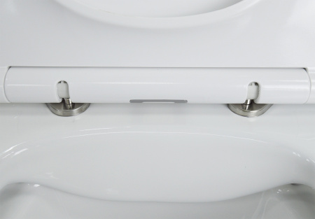 Унитаз подвесной БЕЗОБОДКОВЫЙ (360х510х350) С СИДЕНЬЕМ МИКРОЛИФТ 22602  фото  в интернет-магазине Санкомп