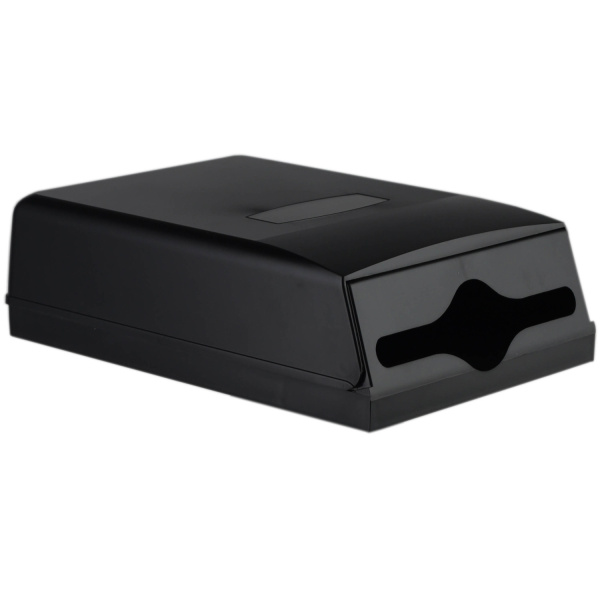 Диспенсер для листовых полотенец тип сложения полотенец-Z (вмещает 2 пачки) ЧЕРНЫЙ, 21249  фото  в интернет-магазине Санкомп