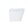 Унитаз подвесной БЕЗОБОДКОВЫЙ (490х340х350) С СИДЕНЬЕМ МИКРОЛИФТ 22595  фото  в интернет-магазине Санкомп