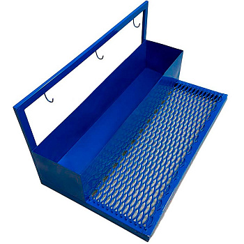 Мойка металлическая для чистки обуви с поддоном, без решетки, 1500x1600x780 мм RAL 5005, 26934 фото  в интернет-магазине Санкомп