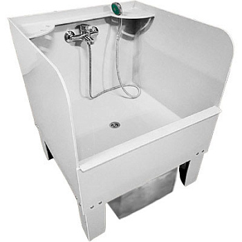 Поддон для уборочного инвентаря 600х600х890 С ЭКРАНОМ, СО СМЕСИТЕЛЕМ, С ПЕСКОУЛОВИТЕЛЕМ 17л, 20010 фото  в интернет-магазине Санкомп