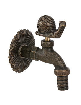 Кран поливочный Ду 15 бронза 20749 фото  в интернет-магазине Санкомп