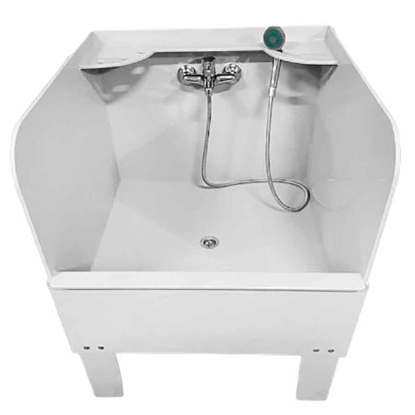 Ванна ножная 650х650х690 С ЭКРАНОМ СО СМЕСИТЕЛЕМ, 17613 фото  в интернет-магазине Санкомп