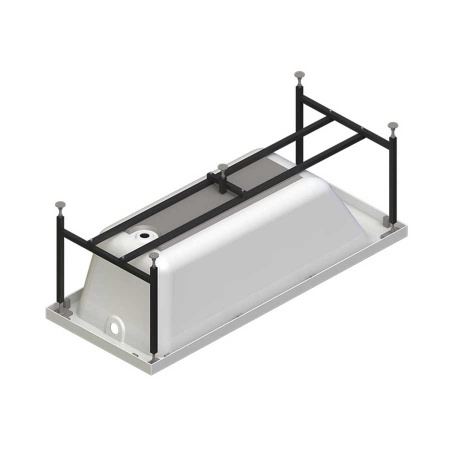 Ванна акриловая прямоугольная на каркасе 1700х700х630, 24610    фото  в интернет-магазине Санкомп