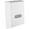 Диспенсер для листовых полотенец тип сложения полотенец-Z (вмещает 2 пачки) БЕЛЫЙ, 21248  фото  в интернет-магазине Санкомп