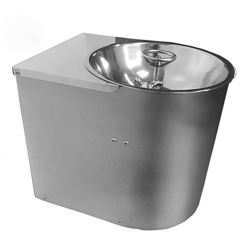 Фонтанчик питьевой кнопочный подвесной 1 чаша Х/В, Б/Ф, Б/УФ, Б/Г, Б/ТО, AISI 304, 250х317х280 26571 фото  в интернет-магазине Санкомп