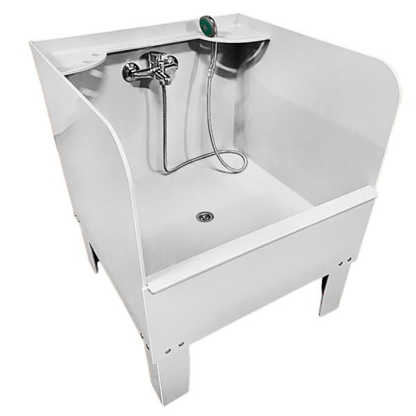 Ванна ножная 700х700х890 С ЭКРАНОМ СО СМЕСИТЕЛЕМ, 26872 фото  в интернет-магазине Санкомп