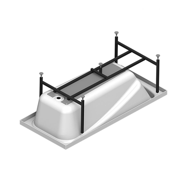 Ванна акриловая прямоугольная гидромассажная в комплектации 1690х770 мм, 21864  фото  в интернет-магазине Санкомп