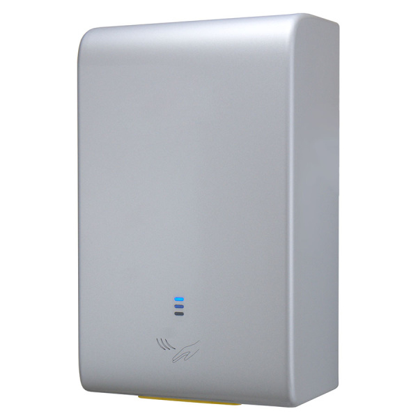 Сушилка для рук настенная ВЫСОКОСКОРОСТНАЯ (10-15 сек) 800 Вт 30-45°С ABS-пластик, CЕРЕБРО, 27068 фото  в интернет-магазине Санкомп