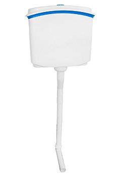 Бачок средний ПЛАСТИК в комплекте с арматурой и трубкой 150х443х356, 420 фото  в интернет-магазине Санкомп