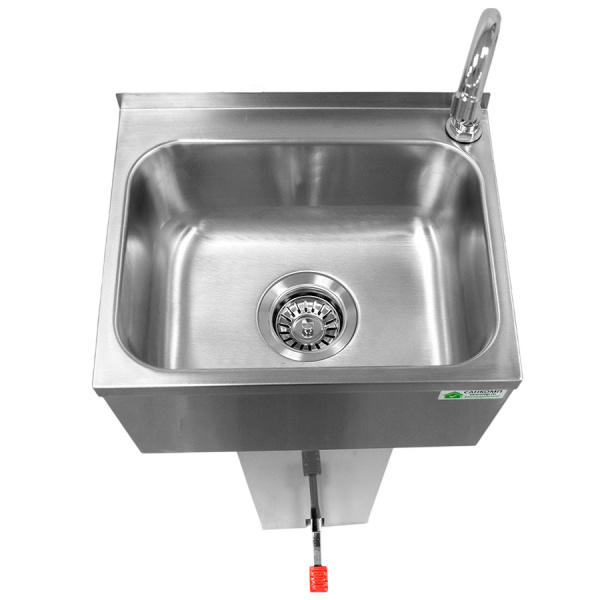 Рукомойник педальный с изливом на пьедестале НОЖНОЕ ВКЛЮЧЕНИЕ 400х300х850 мм, 13710  фото арт.13710