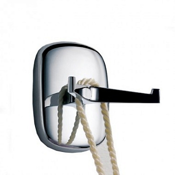 Крючок для ванной двойной латунный хром 9613 фото  в интернет-магазине Санкомп