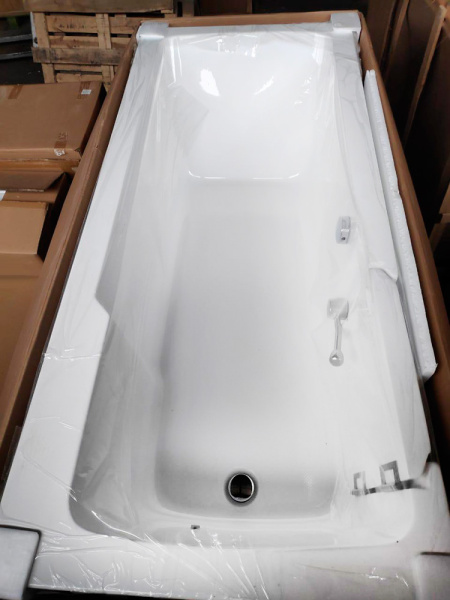 Ванна для инвалидов и пожилых с дверцей лежачая 1700х760х610 мм ЛЕВАЯ 17386 фото  в интернет-магазине Санкомп