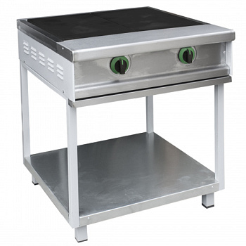 Плита электрическая 725х770х840(860) мм ( 8 кВт), кол-во конфорок 2, 22897 фото  в интернет-магазине Санкомп