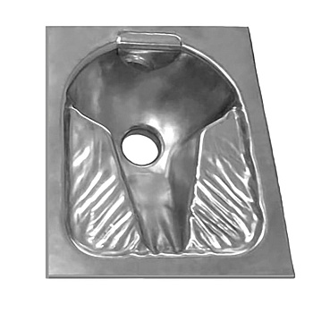 Чаша Генуя из нержавеющей стали с рассекателем 610х510х200, 0102.20.10 фото  в интернет-магазине Санкомп