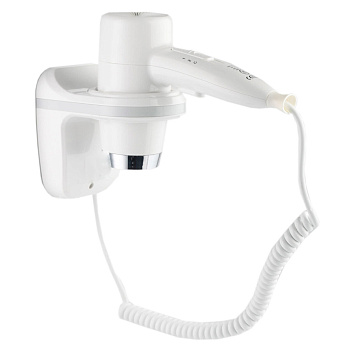 Фен пластиковый настенный для общественных мест 1800 Вт, 18386  фото  в интернет-магазине Санкомп