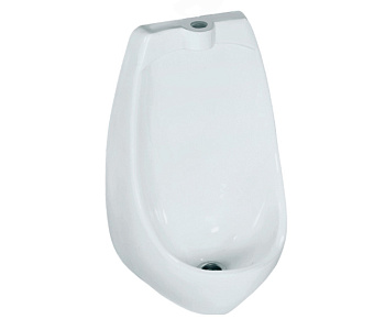 Писсуар настенный, вход НАРУЖНЫЙ, выход ВЕРТИКАЛЬНЫЙ (315х430х670) фото  в интернет-магазине Санкомп