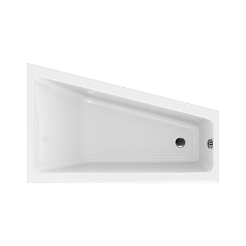 Ванна акриловая ассиметричная правая с ножками 1600х1000 мм, 21767 фото  в интернет-магазине Санкомп