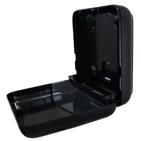 Диспенсер для листовых полотенец тип сложения полотенец-Z (вмещает 2 пачки) ЧЕРНЫЙ, 25354 фото  в интернет-магазине Санкомп