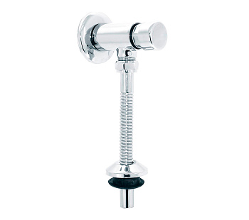 Кран для писсуара наружного монтажа, кн вход горизонтальный сбоку Ду 15 наружная резьба (103х32х216) фото  в интернет-магазине Санкомп