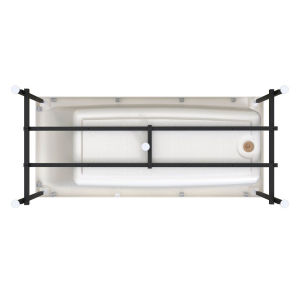 Ванна акриловая прямоугольная в полной комплектации 1700х700х580 мм, 23730 фото  в интернет-магазине Санкомп