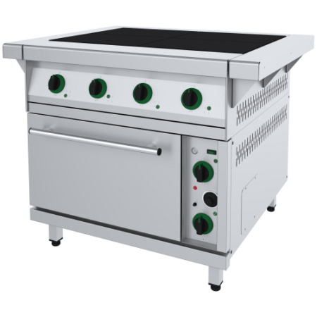 Плита электрическая 4-х конф\ с конвекц. жар. шкафом и пароувлажнением, 22916  фото  в интернет-магазине Санкомп