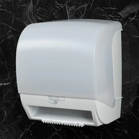 Диспенсер для рулонных полотенец сенсорный, пластиковый АВТОМАТИЧЕСКИЙ, 24294 фото  в интернет-магазине Санкомп