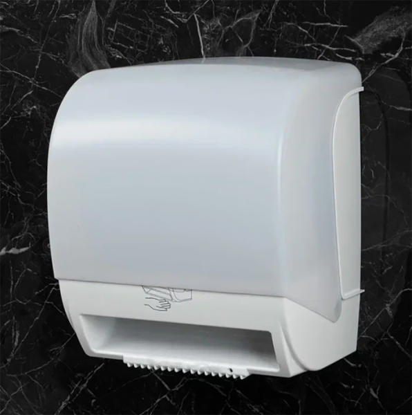 Диспенсер для рулонных полотенец сенсорный, пластиковый АВТОМАТИЧЕСКИЙ, 24294 фото  в интернет-магазине Санкомп