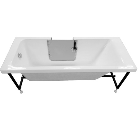 Ванна для инвалидов и пожилых с дверцей лежачая антискольжение 1700х700х630 мм СЛИВ СПРАВА 22700 фото  в интернет-магазине Санкомп